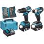 Makita DLX2414JX4 kit combinato cordless