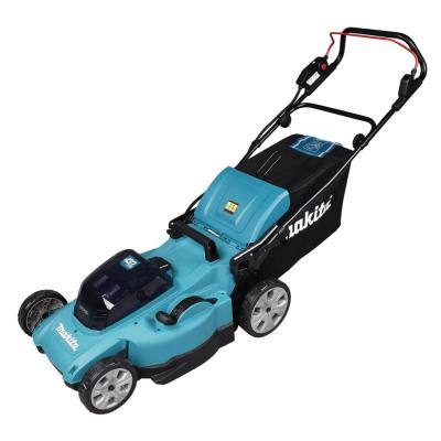 Makita DLM480Z cortadora de césped Cortacésped manual Batería Negro, Turquesa