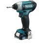 Makita TD110DSMJ avvitatore a batteria 1 4" 2600 Giri min 110 Nm Nero, Turchese 10,8 V