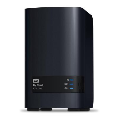 Western Digital My Cloud EX2 Ultra NAS Desktop Collegamento ethernet LAN Nero Armada 385