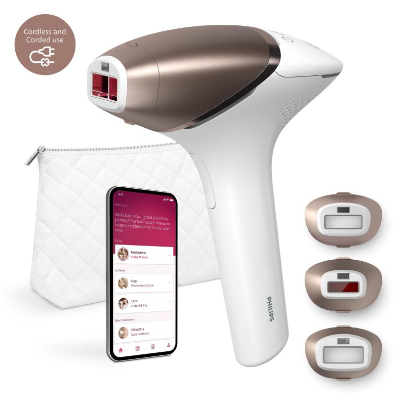 Epilatore laser per epilazione Silk-épil SensoSmart Philips BRI921