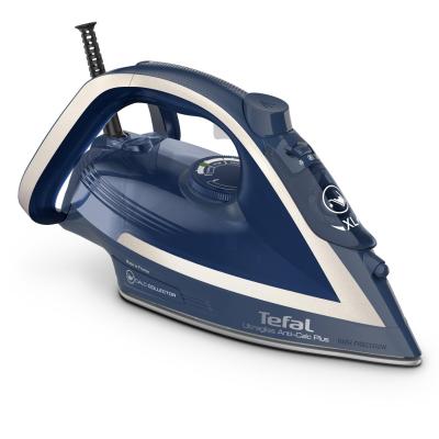 Tefal Ultragliss Anti-Calc Plus FV6830E0 plancha Plancha a vapor 2800 W Azul, Plata