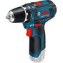 Bosch GSR 12V-15 Professional 650 g Negro, Azul, Rojo, Plata