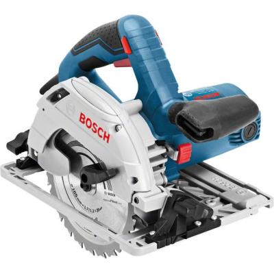 Bosch GKS 55+ GCE 16,5 cm Noir, Bleu, Rouge, Argent 4700 tr min 1350 W