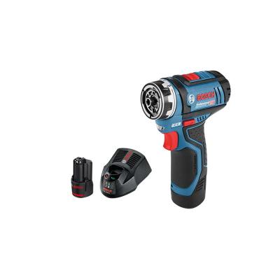 Bosch GSR 12V-15 FC Professional 1300 RPM Keyless 600 g Black, Blue