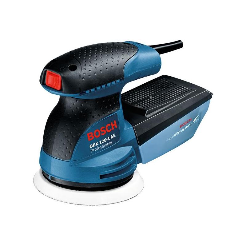 ▷ Bosch GEX 125-1 AE Professional Levigatrice orbitale 12000 Giri/min 24000  OPM Nero, Blu, Rosso