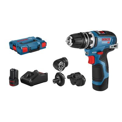 Bosch GSR 12V-35 FC 1750 RPM Ohne Schlüssel 590 g Schwarz, Blau, Rot