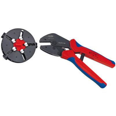 Knipex 97 33 01 crimpadora Herramienta pelacables Azul, Rojo