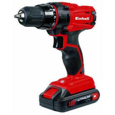 Einhell TC-CD 18-2 Li 1250 Giri min Senza chiave 1,36 kg Rosso