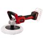 Einhell CE-CP 18 180 Li E-Solo Levigatrice a disco 3000 Giri min Nero, Rosso