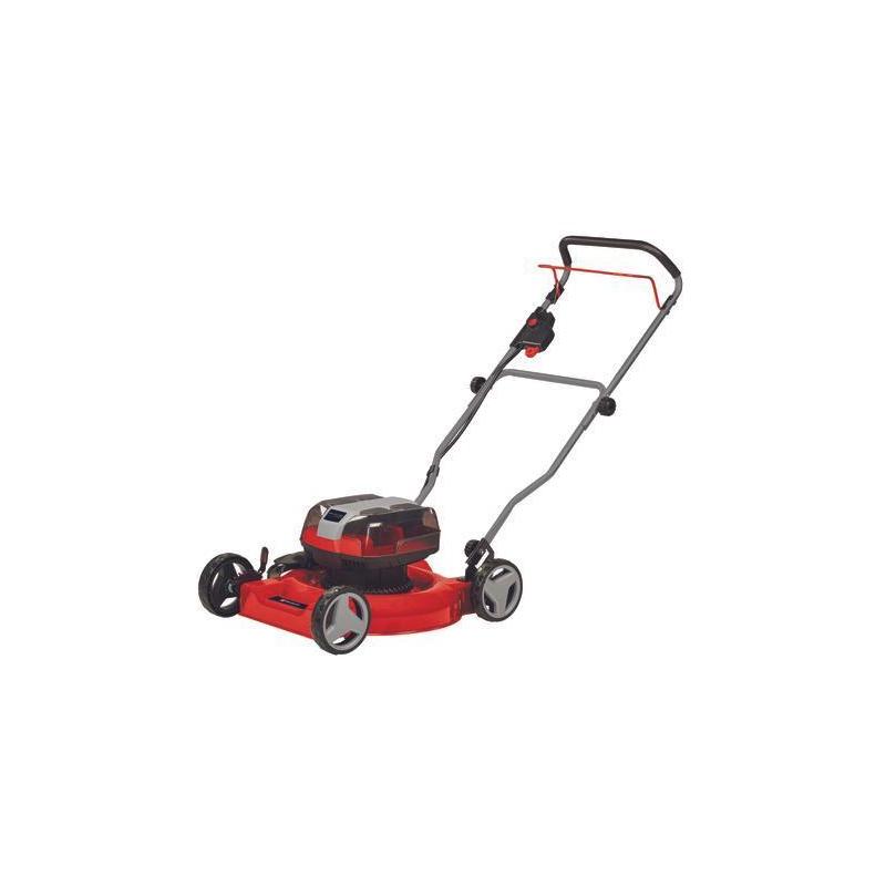 ▷ Einhell Akku-Rasenmäher GE-CM 36/48 Li M-, Solo lawn mower Push lawn  mower Battery Black, Red