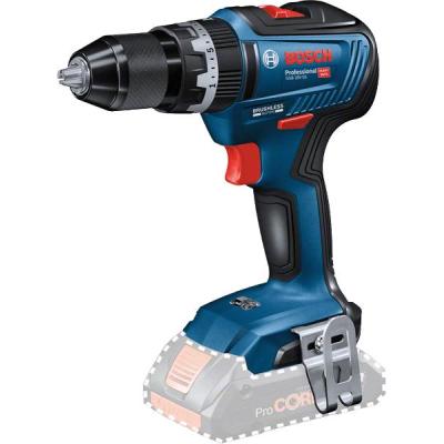 Bosch GSB 18V-55 Professional 1800 Giri min Senza chiave 1 kg Nero, Blu