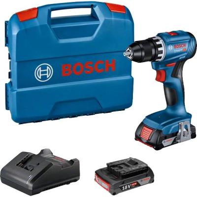 Bosch GSR 18V-45 1900 RPM 900 g Schwarz, Blau, Rot