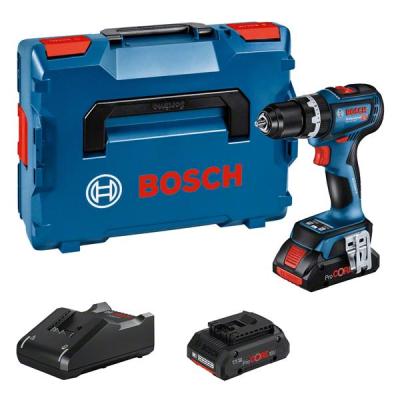 Bosch GSB 18V-90 C 2100 Giri min Nero, Blu