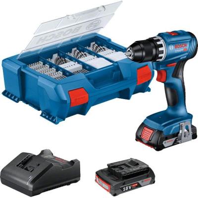 Bosch GSR 18V-45 Professional 500 Giri min Senza chiave 900 g Nero, Blu