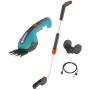 Gardena 9886-20 cesoia per erba cordless 8 cm 3,6 V Ioni di Litio Turchese