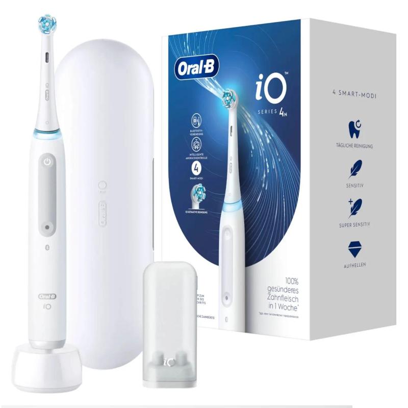 ▷ Oral-B iO Series 4 Quite Adulto Spazzolino rotante Bianco