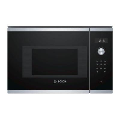 Bosch Serie 6 BFL524MS0 microondas Integrado Solo microondas 20 L 800 W Negro, Acero inoxidable