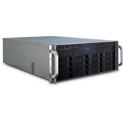 Inter-Tech 4U-4416L Rack Black, Silver