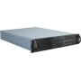 Inter-Tech 2U-2129N Rack Black, Silver