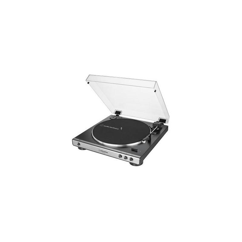 ▷ Audio-Technica AT-LP60XUSB Belt-drive audio turntable Grey, Metallic  Fully automatic