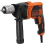 Black & Decker BEH850K 3100 Giri min Senza chiave Nero, Arancione