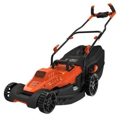 Black & Decker BEMW481BH tagliaerba Tagliaerba a spinta AC Nero, Arancione