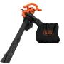 Black & Decker BEBLV260-QS spazza foglie 2600 W 315 km h