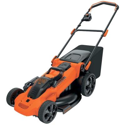 Black & Decker CLMA4825L2-QW cortadora de césped Cortacésped manual Batería Negro, Naranja