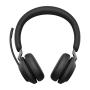 Jabra Evolve2 65, UC Stereo Casque Sans fil Arceau Bureau Centre d'appels USB Type-A Bluetooth Noir