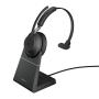 Jabra Evolve2 65, MS Mono Auriculares Inalámbrico Diadema Oficina Centro de llamadas USB tipo A Bluetooth Negro