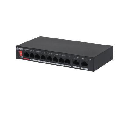 Dahua Technology PoE PFS3010-8ET-96-V2 switch No administrado Gigabit Ethernet (10 100 1000) Energía sobre Ethernet (PoE) Negro