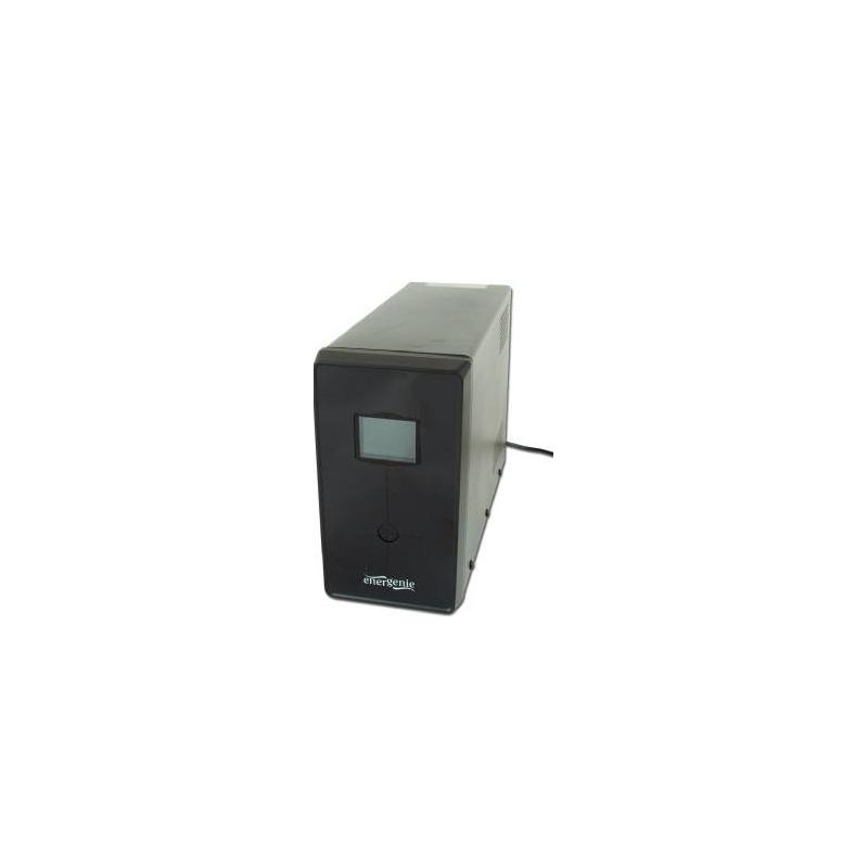 Gembird EG-UPS-035 sistema de alimentación ininterrumpida (UPS) Línea  interactiva 2 kVA 1200 W 5 salidas AC