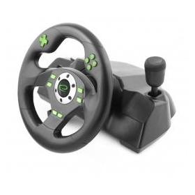 Esperanza EGW101 mando y volante Negro, Verde USB Digital Playstation, Playstation 3