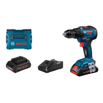 Bosch GSR 18V-55 Professional - Bohrer Schrauber - schnurlos 1800 RPM Black, Blue