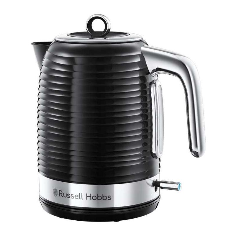 ▷ Russell Hobbs Inspire bollitore elettrico 1,7 L 2400 W Nero, Argento