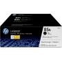 HP 85A 2er-Pack Schwarz Original LaserJet Tonerkartuschen