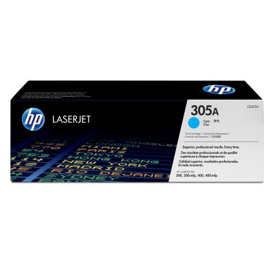 HP Cartucho de tóner original LaserJet 305A cian