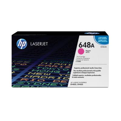 HP Cartucho de tóner original LaserJet 648A magenta