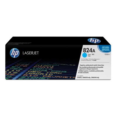 HP Cartucho de tóner original LaserJet 824A cian