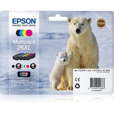 Epson Polar bear Multipack 26XL 4 colores