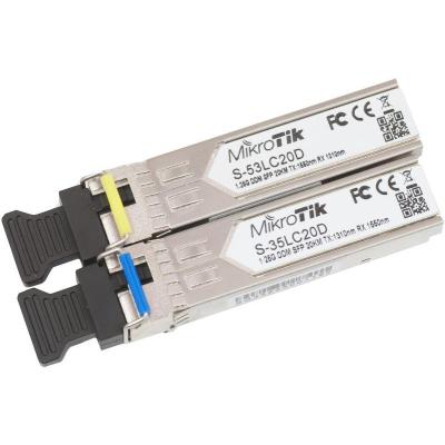 Mikrotik S-3553LC20D modulo del ricetrasmettitore di rete 1250 Mbit s SFP