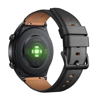 ▷ Xiaomi Watch S1 3.63 cm (1.43) AMOLED 46 mm Digital 466 x 466 pixels  Touchscreen Black Wi-Fi GPS (satellite)