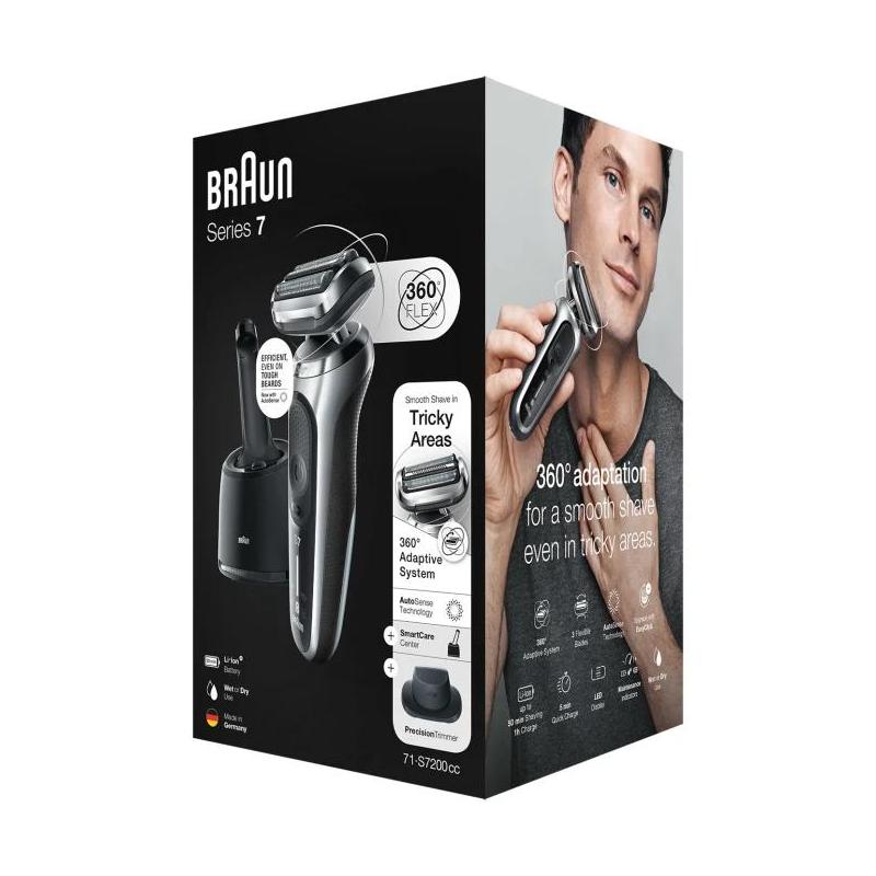 ▷ Braun Series 3 300s Rasoio Elettrico Ricaricabile, Rasoio Da Barba Per  Uomo, Rosso