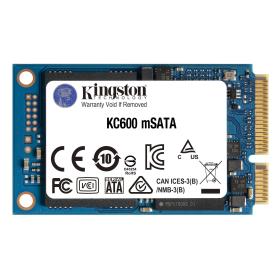 Kingston Technology SSD KC600 SATA3 mSATA de 256 Go