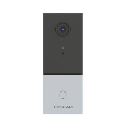 Foscam VD1 sistema de intercomunicación de video 4 MP Negro, Plata