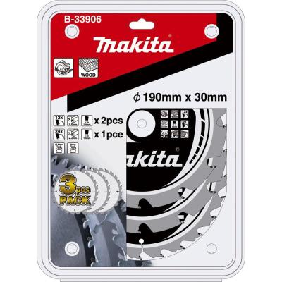 Makita B-33906 circular saw blade 19 cm 3 pc(s)