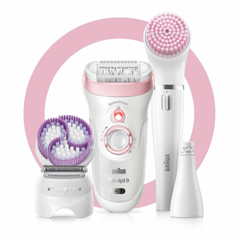 Braun Silk-Épil Beauty Set 9 9-985 Deluxe 7-in-1 Hair good Removal Epilator for Women