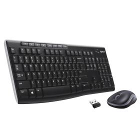 Logitech Wireless Combo MK270 clavier Souris incluse USB QWERTY Italien Noir