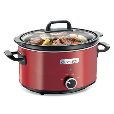 Crock-Pot SCV400RD mijoteuse 3,5 L Noir, Rouge